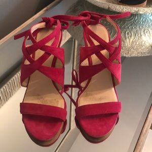 Nine West suede heels